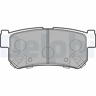 Delphi Bremsbel?ge hinten Ssangyong Actyon Korando Kyron Musso Rexton Rodius