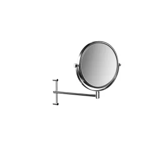 emco Kosmetikspiegel pure 1-armig, höhenverstellbar, 1-/3-fach, rund D: 200 mm, chrom, 109400111 109400111