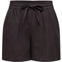 JDY Shorts JDYSAY HW LINEN STRING SHORTS WVN DIA mit Leinen