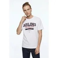 Jack & Jones PlusSize Rundhalsshirt JJELOGO TEE SS O-NECK 2 COL SS26 SN PLS mit auffälligem Print
