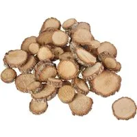Othmar Decorations Rindenscheiben Eichenscheiben-Mix, 500 g