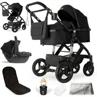 bergsteiger Kombi-Kinderwagen Nizza 3 in 1 Kinderwagen, Auto-Babyschale & Isofix Station optional