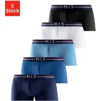 H.I.S Hipster (Packung, 5-St) knapp sitzende Boxershorts mit Streifen aus Baumwollmischung