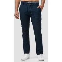Indicode Leinenhose Herren Leonardo Sommerhose Leinen Herrenhose mit aufgesetzten Taschen