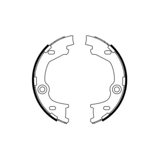 Bosch Bremsbacken hinten Hyundai Ix35 Kia Sportage 0986487777
