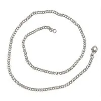 Westernlifestyle Edelstahlkette SteelChain Classic Panzerkette Edelstahl Kette, 3 mm, Längen 42–60 cm