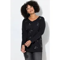Angel of Style Longsleeve T-Shirt bequeme Passform Zier-Plättchen