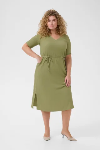Jerseykleid Regular fit Oil Green