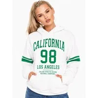 Worldclassca Hoodie Worldclassca Damen Hoodie LA Kapuzenpullover Sport Sweatshirt Langarm Neue Kollektion - Stilvolle und gemütliche Sreetwear Mode für Damen