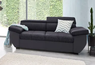 COTTA 2-Sitzer "Speedway" Big-Sofa mit Kopfteilverstellung