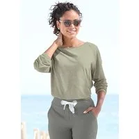 Elbsand Longsleeve Tira mit Logodruck hinten, Langarmshirt, sportlich-casual