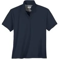 s.Oliver Rundhalsshirt s.Oliver Übergrößen Basic Stretch-Poloshirt navy
