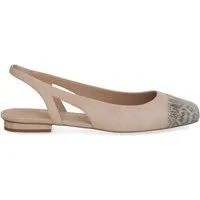 Peter Kaiser Peter Kaiser 79440 471, Peeptoes & Slingpumps, Beige, Leo-Look, Damen Peeptoepumps