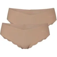 sloggi Hipster Zero Microfibre saumlose Abschlüsse, Wellenkante, kein Abzeichnen, im 2er Pack