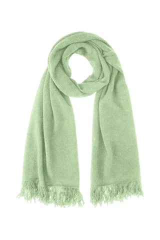 Rich & Royal - Knitted scarf with fringe edge