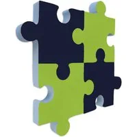 platino24 Akustikplatte Schallabsorber-Set PUZZLE aus Basotect G+ mit Akustikfilz