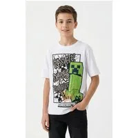 Name It T-Shirt NKMMASE MINECRAFT SS NREG TOP NOOS BFU Baumwollmischung, mit "Minecraft" Druck
