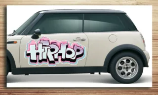 Aufkleber fürs Auto, Autoaufkleber Graffiti Style "Dance Aufkleber"