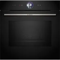 BOSCH Backofen mit Mikrowelle Serie 8 HMG776NB1, mit 1-fach-Teleskopauszug, Air Fry für knusprige Lebensmittel & automatische Selbstreinigung