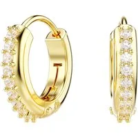 Swarovski Paar Creolen Schmuck Geschenk Matrix Ohrringe, mit Swarovski® Zirkonia (synth)