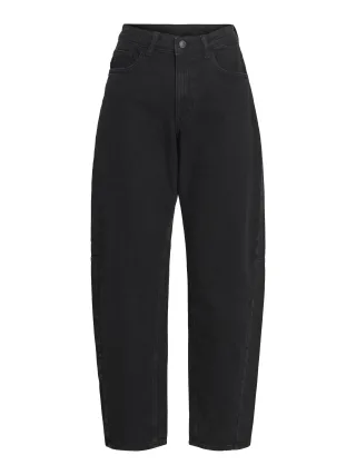 VILA - VIBRADY RW BARREL DENIM JEAN LUS/TES/SPI Black Denim - Gr. - 38