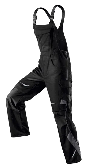 KÜBLER PULSSCHLAG Latzhose schwarz/anthrazit 46 - 3324 5353-9997-46