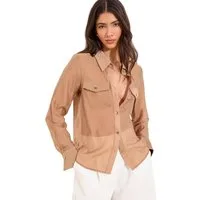 LIPSY Hemdbluse Regular Fit Hemd mit Utility-Tasche (1-tlg)