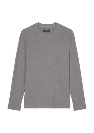 Marc OPolo Casual - Longsleeve aus reiner Bio-Baumwolle grau - Gr. - XXL