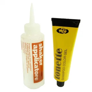 Lisap Tonette Shampoo Color Gel - Farbe Tönung + Aktivator + Haar Bad Pflege - C5 Light Ash Chestnut