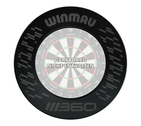 Winmau Blade 360 Dartboard Surround - Schwarz