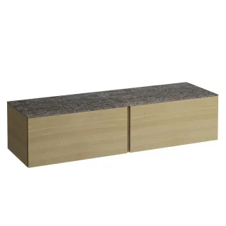 LAUFEN Waschtischunterschrank und Waschtischplatte ALESSI 500x1600x370 H4323300972501