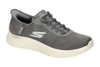 Skechers 216326/GRY Herren Sport Slipper grau - Air-cooled Memory Foam