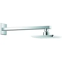Grohe Kopfbrause Euphoria Cube 152, Kopfbrauseset mit EcoJoy 9,5 l Wandmontage Ausladung 286 mm - Chrom