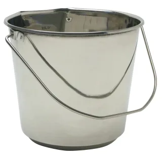Dönges Eimer aus Edelstahl, 10 l , Inhalt:10l, Abmessung Ø x H:285 x 260mm