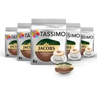 TASSIMO Kaffee Kapseln Jacobs Cappuccino Classico T Discs 5 x 8 = 40 Getränke, (Packung, 5er Pack)