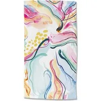 good morning Strandtuch Magic, Velours (Packung, 1-St), Mikrofaser, Velours, Strandtuch, saugfähig, leicht, 100x180
