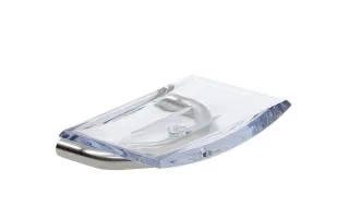 Koh-i-Noor TRATTO gebürsteter Edelstahl, Wandseifenschale, 7117S, gebürsteter Edelstahl 7117S