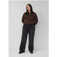 s.Oliver Weite Jeans Jeans-Hose Jeans / Relaxed Fit / Mid Rise / Wide Leg