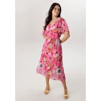 Aniston SELECTED Midikleid mit traumhafter, floraler Musterung