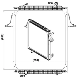 NRF Motork?hler gel?tet 569563