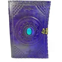 ROOGU Notizbuch ROOGU Echtleder Journal Notiz- Skizzen- Lederbuch Handmade Indien