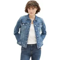 TOM TAILOR Jeansjacke mit Knopfleiste und Hemdkragen