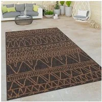 Paco Home Teppich Illusion 321, rechteckig, Höhe: 5 mm, Flachgewebe, modernes Design, In- und Outdoor geeignet, UV-beständig