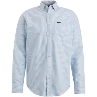 PME Legend - Long Sleeve Shirt Striped Ctn Oxford placid blue - Gr. - XXXL
