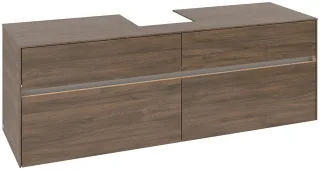 Villeroy & Boch Waschtischunterschrank Collaro C104B0 1600x548x500mm mit Beleuchtung Arizona Oak C104B0VH