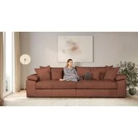 OTTO home Big-Sofa Soft&Cosy XXL, B: 303 cm - OTTO. Verlässliche Qualität., Mega-Sofa, Cord oder Chenille-Struktur, mit Federkern & 4 Zierkissen