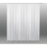 Bestlivings Vorhang (1 St), Kräuselband, halbtransparent, Voile,  Transparente "weiße" Übergardine mit beschwerten Abschlußband