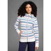 KangaROOS Fleecejacke mit Kapuze im trendigen Streifen-Design