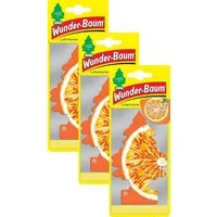 Wunder-Baum Dekohänger Orange Mandarine 3er Duftbäumchen Wunderbaum 3 Set Lufterfrischer