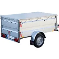 STEMA PKW-Anhänger Basic 750 Kippsdeichsel, max. 586 kg, 2-tlg., inkl. Bordwandaufsatz